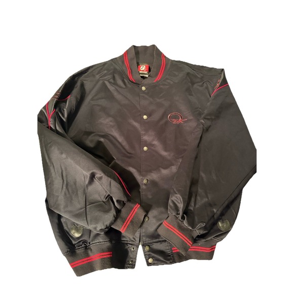 Reebok Other - Y2K Reebok Allen Iverson Varsity Jacket sizeLarge Black Red